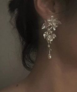 Bông Tai Đá, Bông Tai Cô Dâu, Bông Tai Concept, Phụ Kiện Cưới Cô Dâu - 23