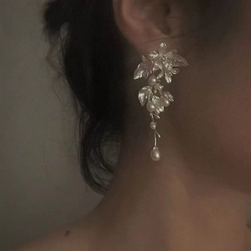 Bông Tai Đá, Bông Tai Cô Dâu, Bông Tai Concept, Phụ Kiện Cưới Cô Dâu - 23