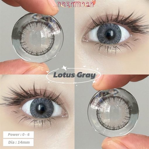 Contact Lens Dreamoon Chính Hãng, Lens Douyin Màu Gray - Lotus