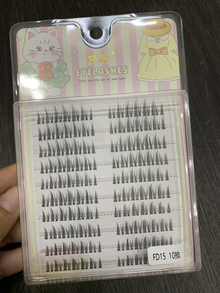LÔNG MI TÁCH SỢI HỘP 10 CẶP - FD15