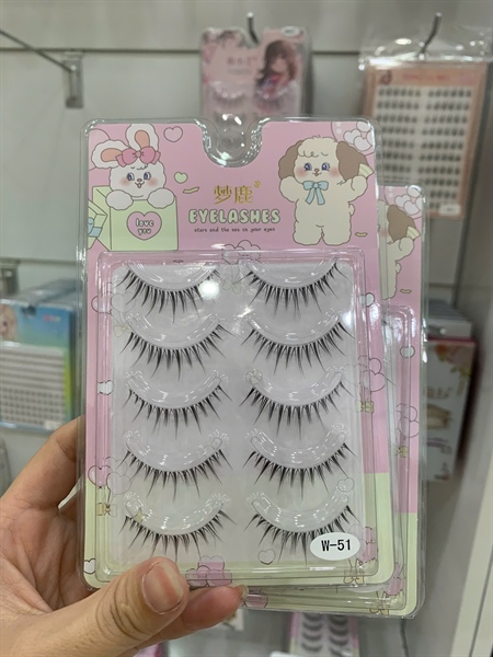 Lông Mi Meng Lu Hộp 5 Cặp - W51