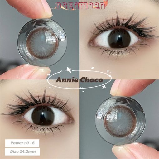 Contact Lens Dreamoon Chính Hãng, Lens Douyin Màu Brown - Choco Annie