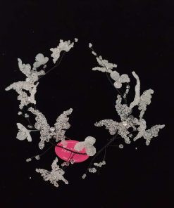 Băng Đô Hồ Điệp Phale - Thép Đen