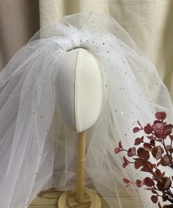 Voan 2 Tầng Đính Đá Rơi 60cm x80cm -