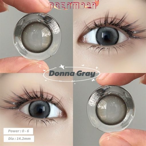 Contact Lens Dreamoon Chính Hãng, Lens Douyin Màu Gray - Donna