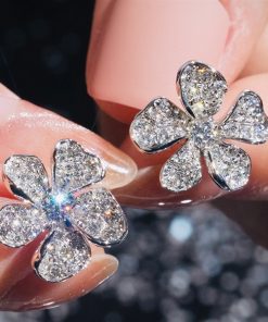 Bông Tai Đá, Bông Tai Cô Dâu, Bông Tai Concept, Phụ Kiện Cưới Cô Dâu - 24