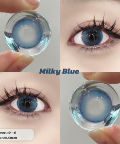Contact Lens Dreamoon Chính Hãng, Lens Douyin Đủ Màu - milky blue