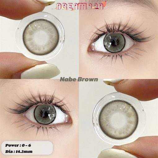 Contact Lens Dreamoon Chính Hãng, Lens Douyin Màu Brown - nabe brown