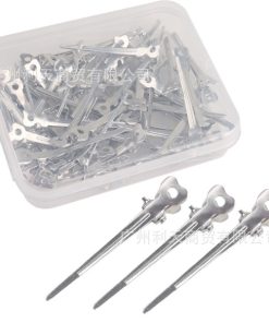 KẸP NHÔM MỎ VỊT MINI KẸP KHÔNG TRỌNG LỰC KẸP MÁI SIÊU NHẸ - Hộp Vuông Khoảng 25 - 30 Cái
