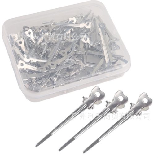 KẸP NHÔM MỎ VỊT MINI KẸP KHÔNG TRỌNG LỰC KẸP MÁI SIÊU NHẸ - Hộp Vuông Khoảng 25 - 30 Cái