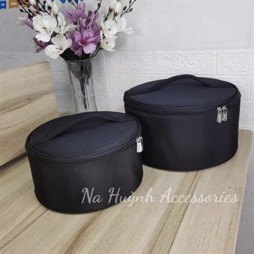 TÚI TRÒN BẢO QUẢN PHỤ KIỆN VƯƠNG MIỆN TÚI ĐỰNG ĐỒ MAKEUP CÁ NHÂN - - Hình ảnh 4