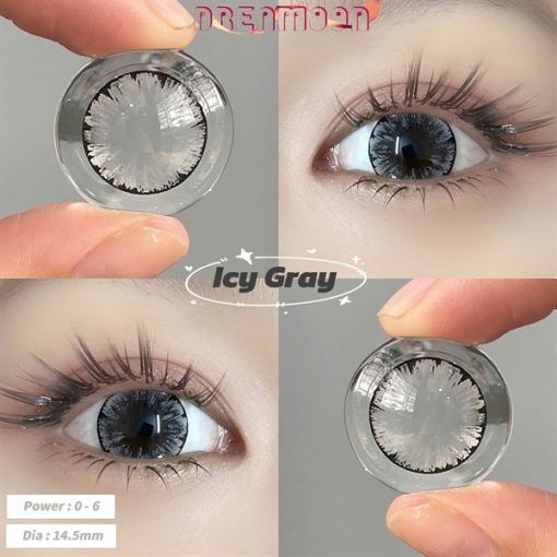 Contact Lens Dreamoon Chính Hãng, Lens Douyin Màu Gray - icy gray