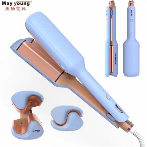 Máy Uốn Sóng Hippie Chuyên Nghiệp Size 32mm, Máy Chính Hãng May Young Cao Cấp -