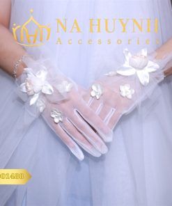 GĂNG TAY HOA ĐÍNH HẠT TRAI PHỤ KIỆN CƯỚI PHỤ KIỆN CÔ DÂU -