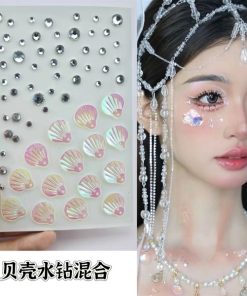 Miếng Dán - Miếng Dán Trang Điểm Nhiều Kích Cỡ - - Đá Và Vỏ Sò