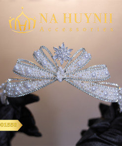 VƯƠNG MIỆN NƠ ĐÍNH NGỌC KẾT ĐÁ ZIRCON -