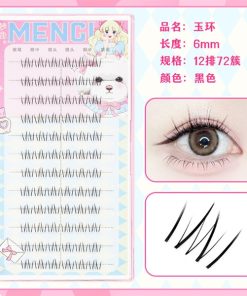 Lông Mi Meng Lu 12 Hàng - Mi Dưới Số 4