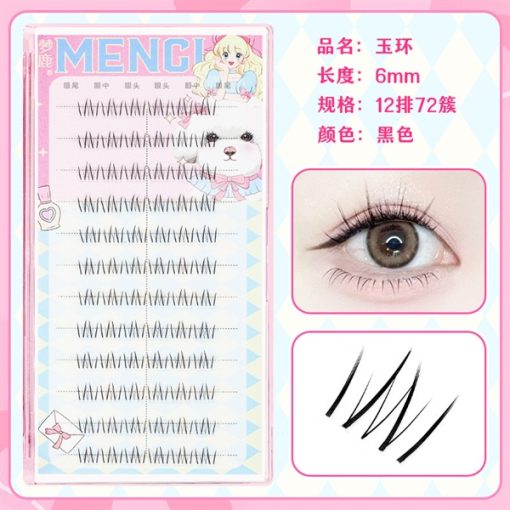 Lông Mi Meng Lu 12 Hàng - Mi Dưới Số 4