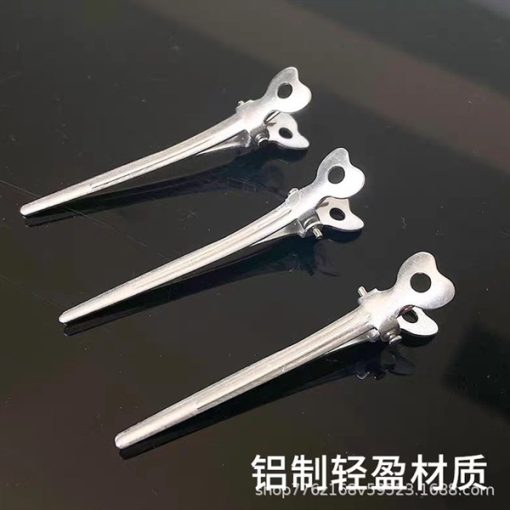 KẸP NHÔM MỎ VỊT MINI KẸP KHÔNG TRỌNG LỰC KẸP MÁI SIÊU NHẸ - Hộp Tròn Khoảng 65 - 70 Cái - Hình ảnh 5
