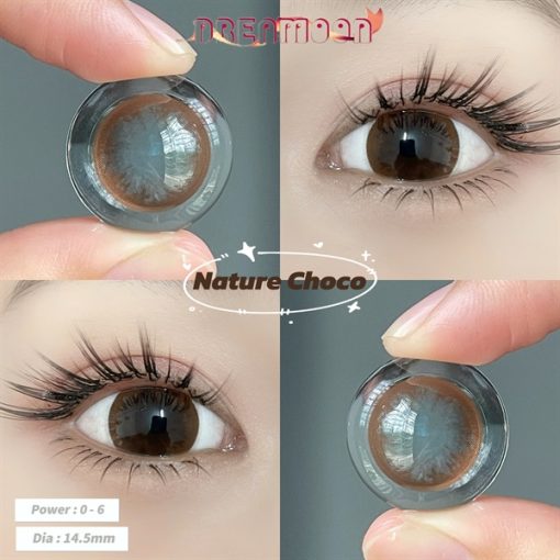 Contact Lens Dreamoon Chính Hãng, Lens Douyin Màu Brown - nature choco