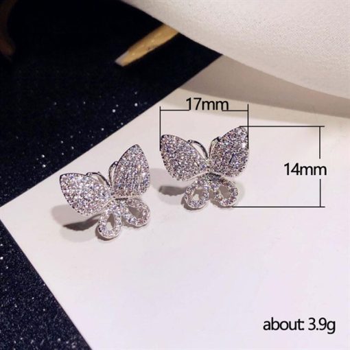 Bông Tai Đá, Bông Tai Cô Dâu, Bông Tai Concept, Phụ Kiện Cưới Cô Dâu - 25 - Hình ảnh 4