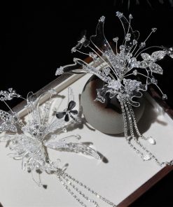 Set Ốp Đá Phale - Ốp Phale Tua Rua Mix Hồ Điệp, Chuồn Chuồn Đá