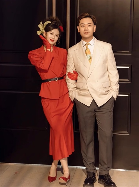 Găng Tay Ren Đỏ - Ren 23cm - Hình ảnh 2