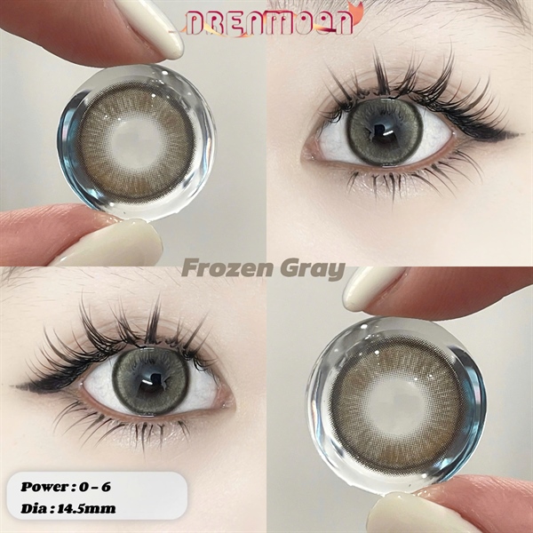 Contact Lens Dreamoon Chính Hãng, Lens Douyin Màu Gray - Frozen