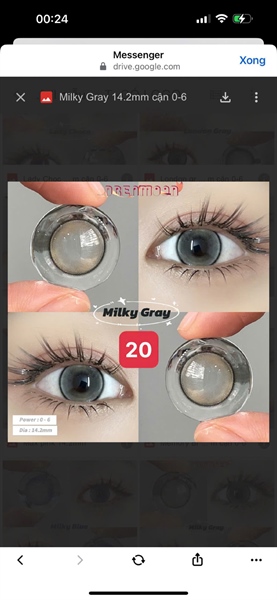 Contact Lens Dreamoon Chính Hãng, Lens Douyin Màu Gray - tianna gray