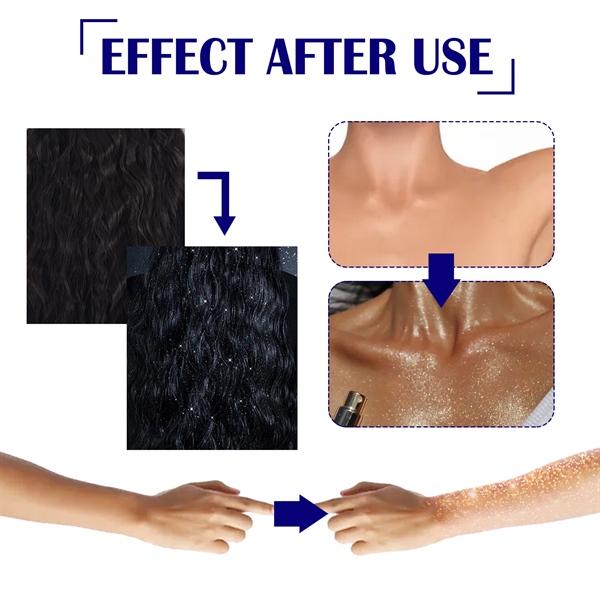 Xịt Nhũ Body , Tóc - - Hình ảnh 3