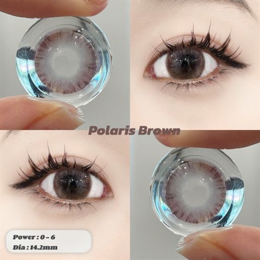 Contact Lens Dreamoon Chính Hãng, Lens Douyin Màu Brown - polaris brown