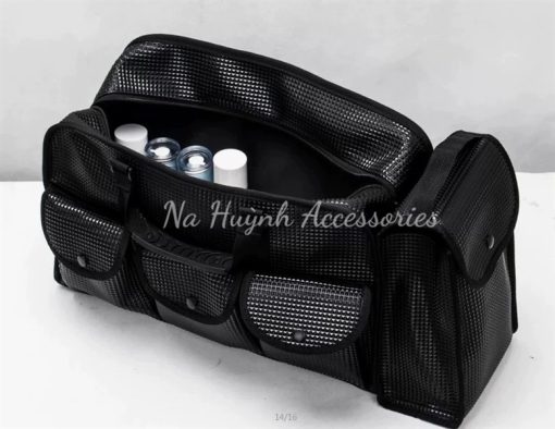 TÚI ĐỰNG DỤNG CỤ LÀM TÓC CHẤT LIỆU DA CAO CẤP CHỐNG NƯỚC - - Hình ảnh 2
