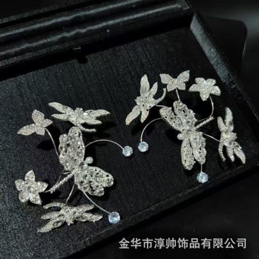 Cài Móc Vành Tai - Chuồn Chuồn Mix Hồ Điệp