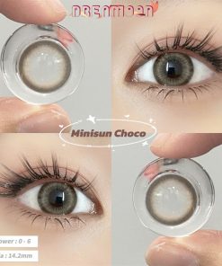 Contact Lens Dreamoon Chính Hãng, Lens Douyin Màu Brown - Minisun Choco