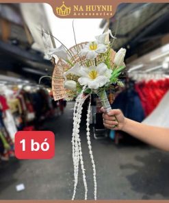 Hoa Cầm Tay Cô Dâu Phụ KIện Chụp Hình Phụ Kiện Cưới - 22