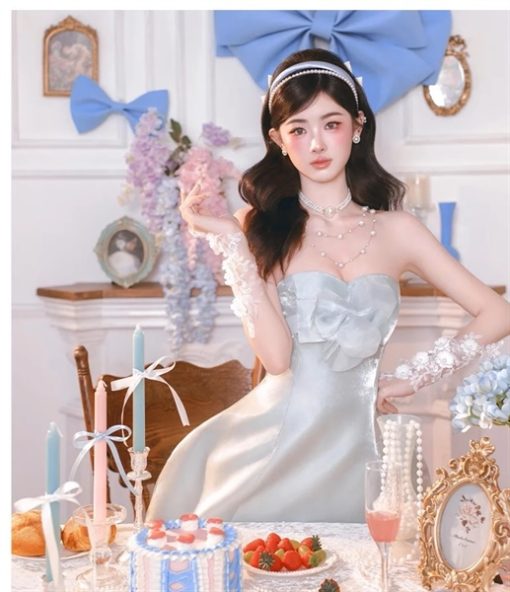 Găng Tay Hoa Ren 30cm - - Hình ảnh 3