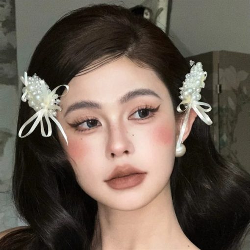Set Kẹp Hạt Trai - Đính Nơ - Hình ảnh 4