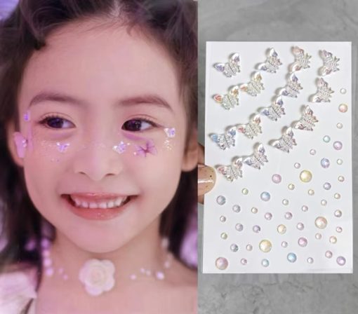 Miếng Dán - Miếng Dán Trang Điểm Nhiều Kích Cỡ - - Đá Và Hồ Điệp