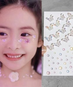 Miếng Dán - Miếng Dán Trang Điểm Nhiều Kích Cỡ - - Đá Và Hồ Điệp