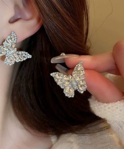 Bông Tai Đá, Bông Tai Cô Dâu, Bông Tai Concept, Phụ Kiện Cưới Cô Dâu - 19