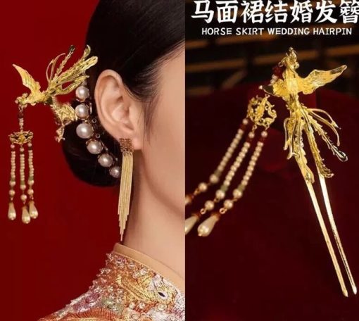Trâm Phượng Hoàng Tua Rua Ngọc Trai - - Hình ảnh 4