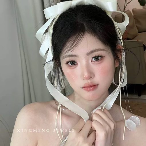 Kẹp Nơ Mix Tua Rua Vỏ Sò - Form Đứng - Hình ảnh 5