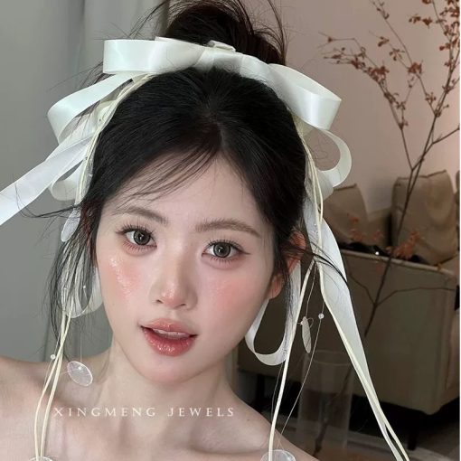Kẹp Nơ Mix Tua Rua Vỏ Sò - Form Đứng - Hình ảnh 6
