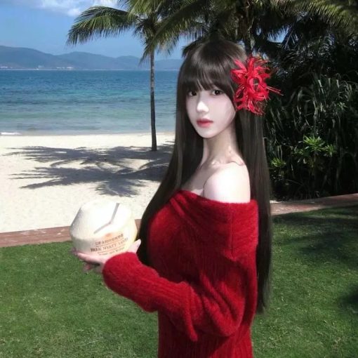 Kẹp Hoa Cài Tóc - bỉ ngạn đỏ - Hình ảnh 9