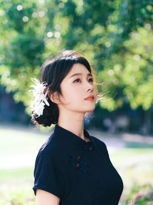 Kẹp Hoa Cài Tóc - bỉ ngạn trắng - Hình ảnh 4