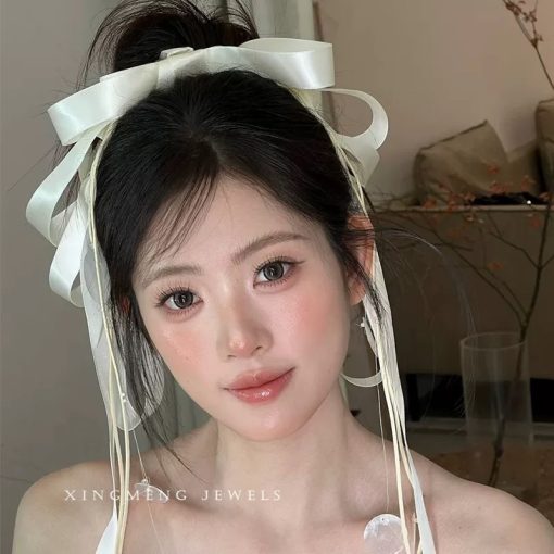 Kẹp Nơ Mix Tua Rua Vỏ Sò - Form Đứng - Hình ảnh 7