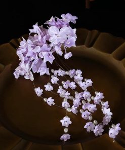 Cài Hoa Nhí Tua Rua - Tím