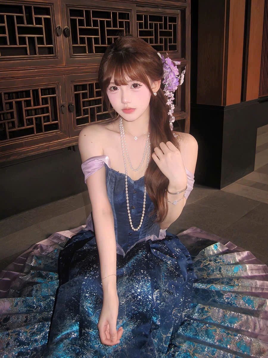 Cài Hoa Nhí Tua Rua - Tím - Hình ảnh 6