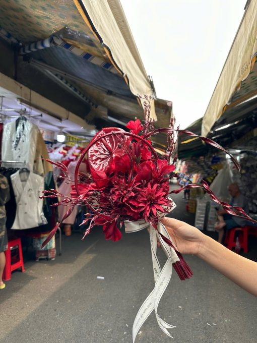 Hoa Cầm Tay Cô Dâu Phụ KIện Chụp Hình Phụ Kiện Cưới - 23