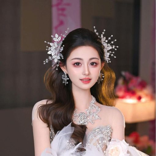 Băng Đô Lá Thiếc Đính Đá Mix Phale - Hình ảnh 2